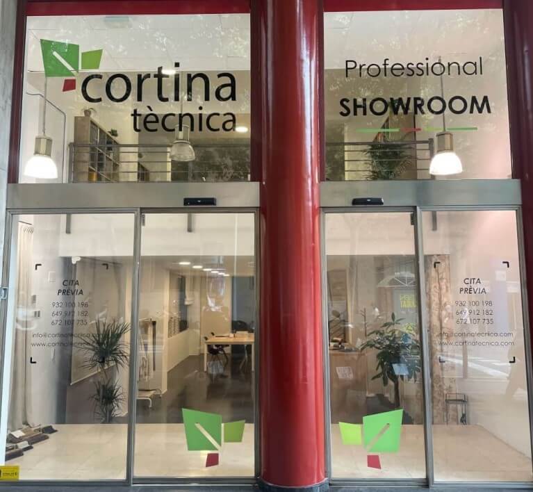 Showroom Cortina Tècnica C. Industria, 193 08025 Barcelona