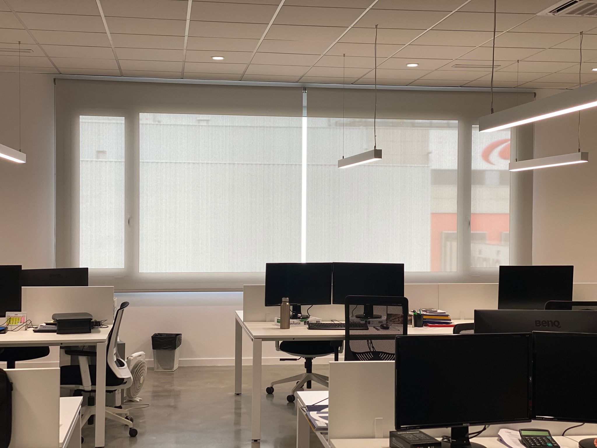 Cortinas enrollables para oficina