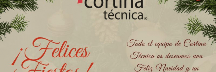 Feliz Navidad y próspero año nuevo de parte de Cortina Técnica