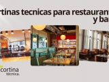 Optimiza tu restaurante con cortinas técnicas. Mejora la eficiencia térmica, el confort acústico y cumple la normativa Clase 1 con diseños contract a medida.