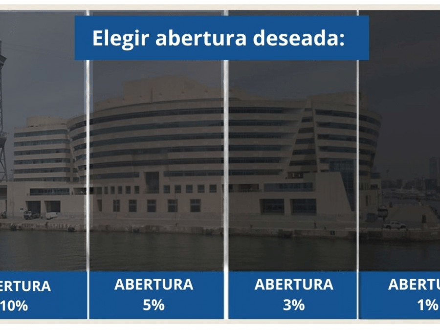 Aberturas tejido técnico screen