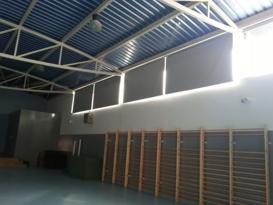 enrollable opaca gimnasio colegio