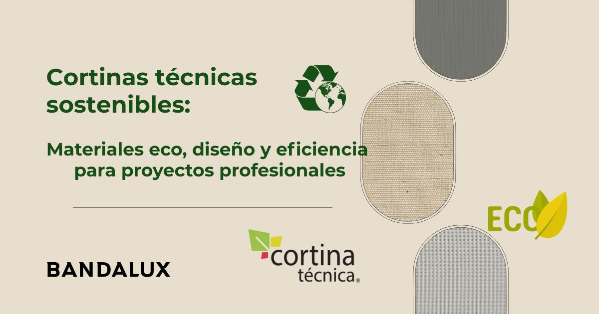 Cortinas Técnica sostenibles
