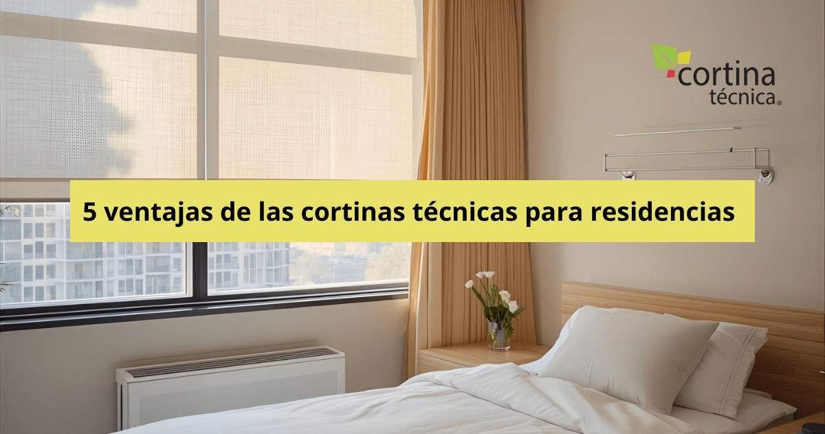 Cortinas técnicas para residencias y centros de día Mejora el bienestar en residencias y centros de día con cortinas técnicas. Descubre soluciones ignífugas, motorizadas y de control solar para un confort total