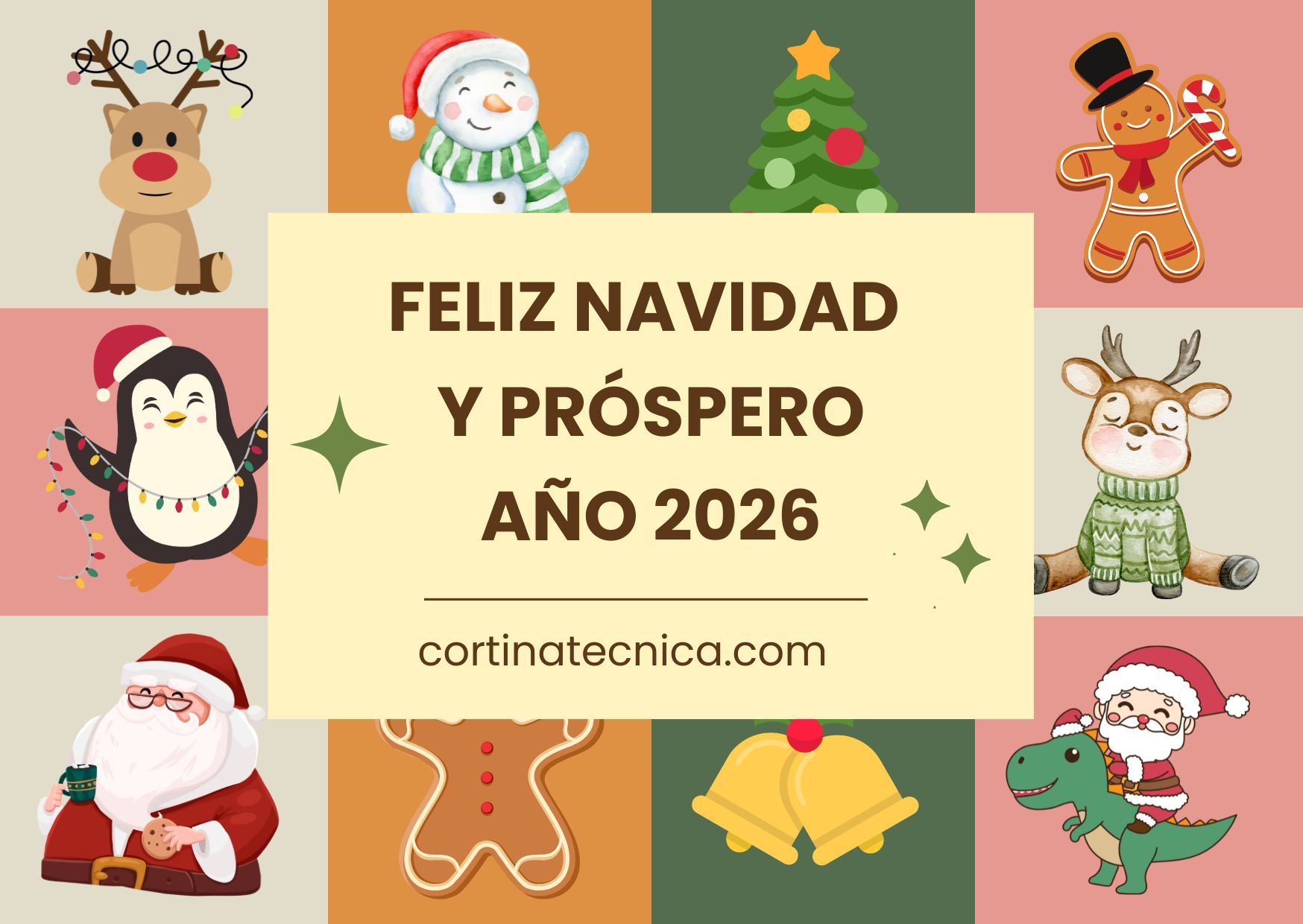 Felices fiestas y próspero 2026