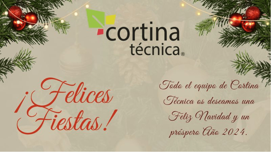 Feliz Navidad y próspero año nuevo de parte de Cortina Técnica