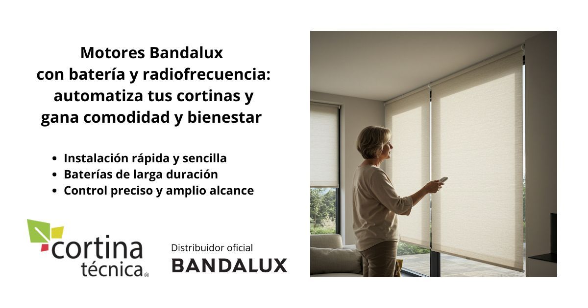 Motorización cortinas