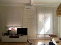 Cortinas con sistema pacchetto instaladas en vivienda de Barcelona