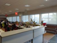 Cortinas enrollables interior en poyscreen blanco para oficina en Montcada i Reixac