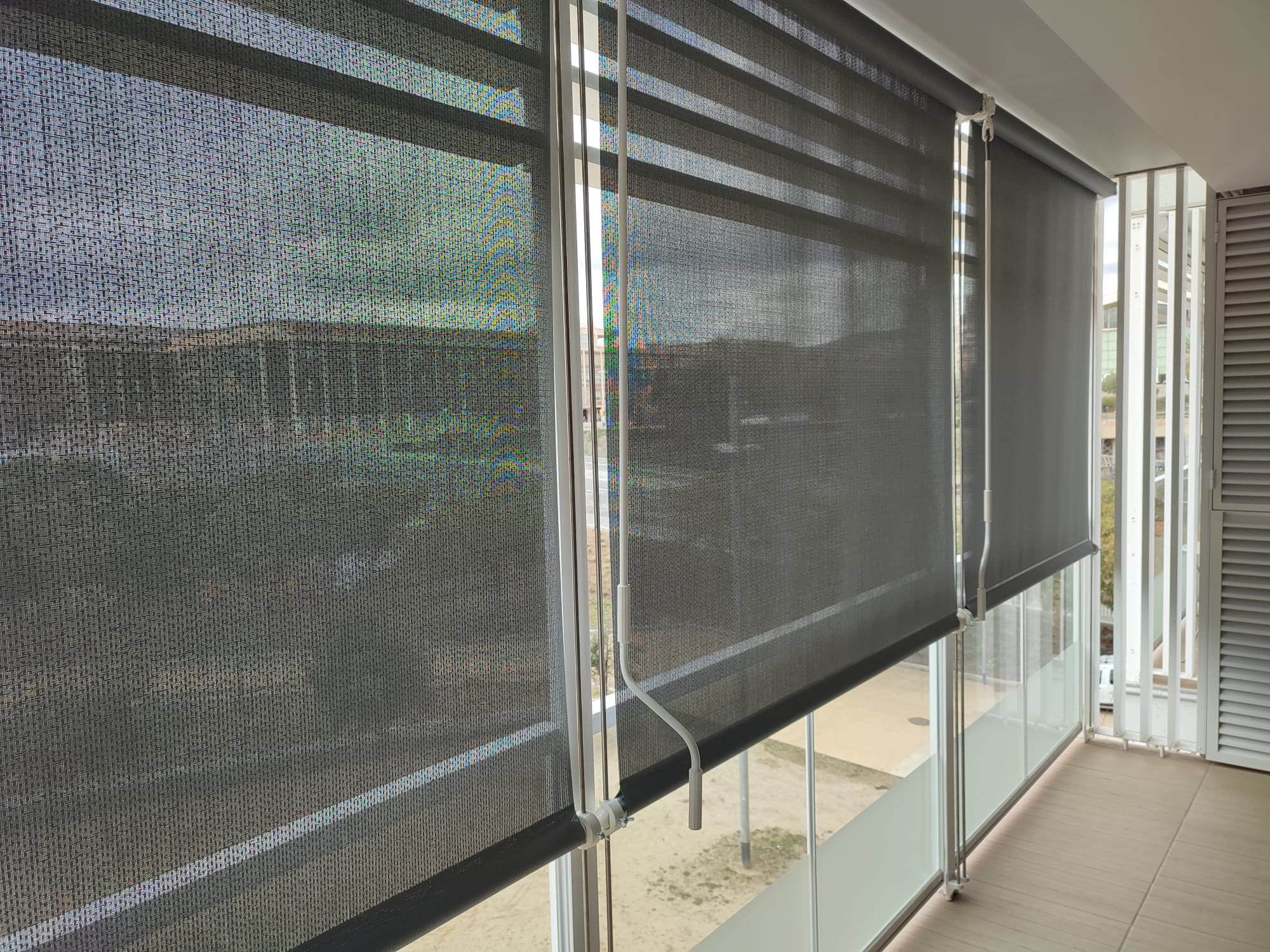 cortina exterior manubrio